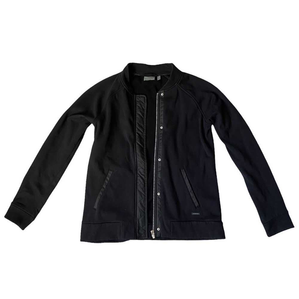 Athleta Athleisure Black Women's Bomber Jacket (Small)
